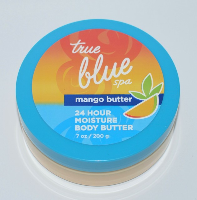 1 BATH & BODY WORKS TRUE BLUE MANGO BUTTER LOTION TUB CREAM 24 HOUR