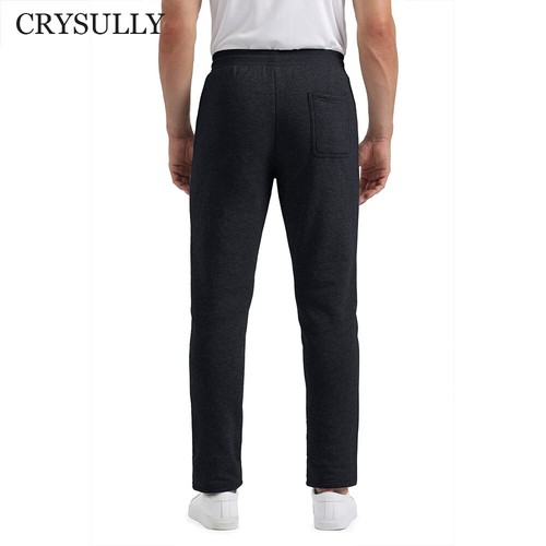 Pantalones deportivos térmicos activos forrados de sherpa cálidos de invierno para hombre CRYSULLY - Imagen 3 de 6