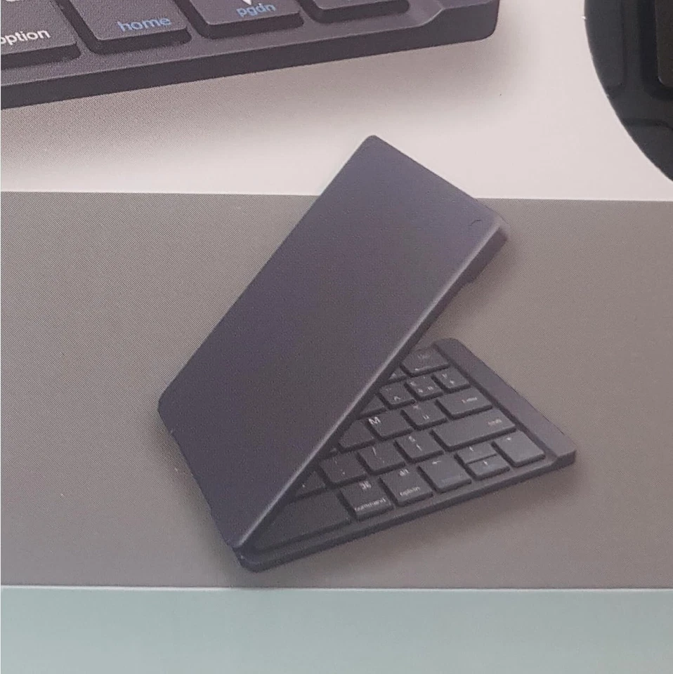 Mini Clavier Bluetooth AZERTY, pliable, Android, iOS et Windows - Photo 4/4