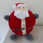 Pottery Barn Kids Santa Claus Cuddly Pillow Round Ball Plush Christmas