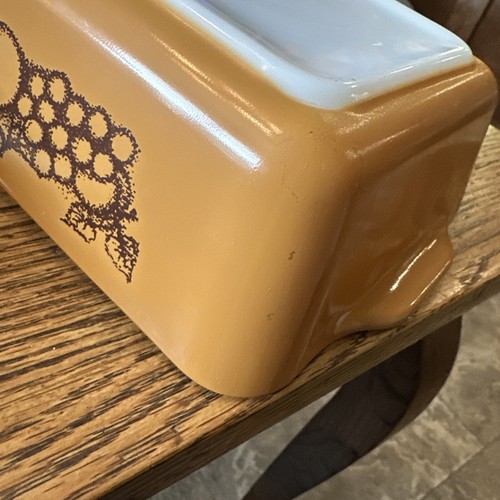 Vintage Pyrex Baking Old Orchard Pan 503 1.5qt - Picture 6 of 10