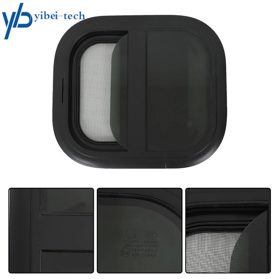 12"/14"/15"/18" W × 22"/24"/16"/30" H RV Camper Window Vertical Slider ...