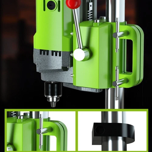710w Rotary Pillar Drill 5 Speed Heavy Duty Bench Press Drilling Table Stand - Picture 9 of 13