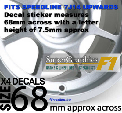 Autocollant de jante Speedline