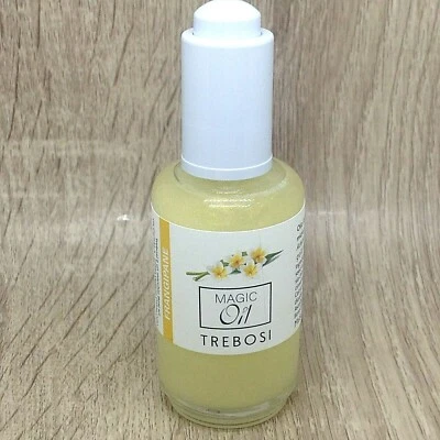 TREBOSI MAGIC OIL Huile cuticule magique FRAGIPANE micro particules d'or 50ml - Photo 1/2