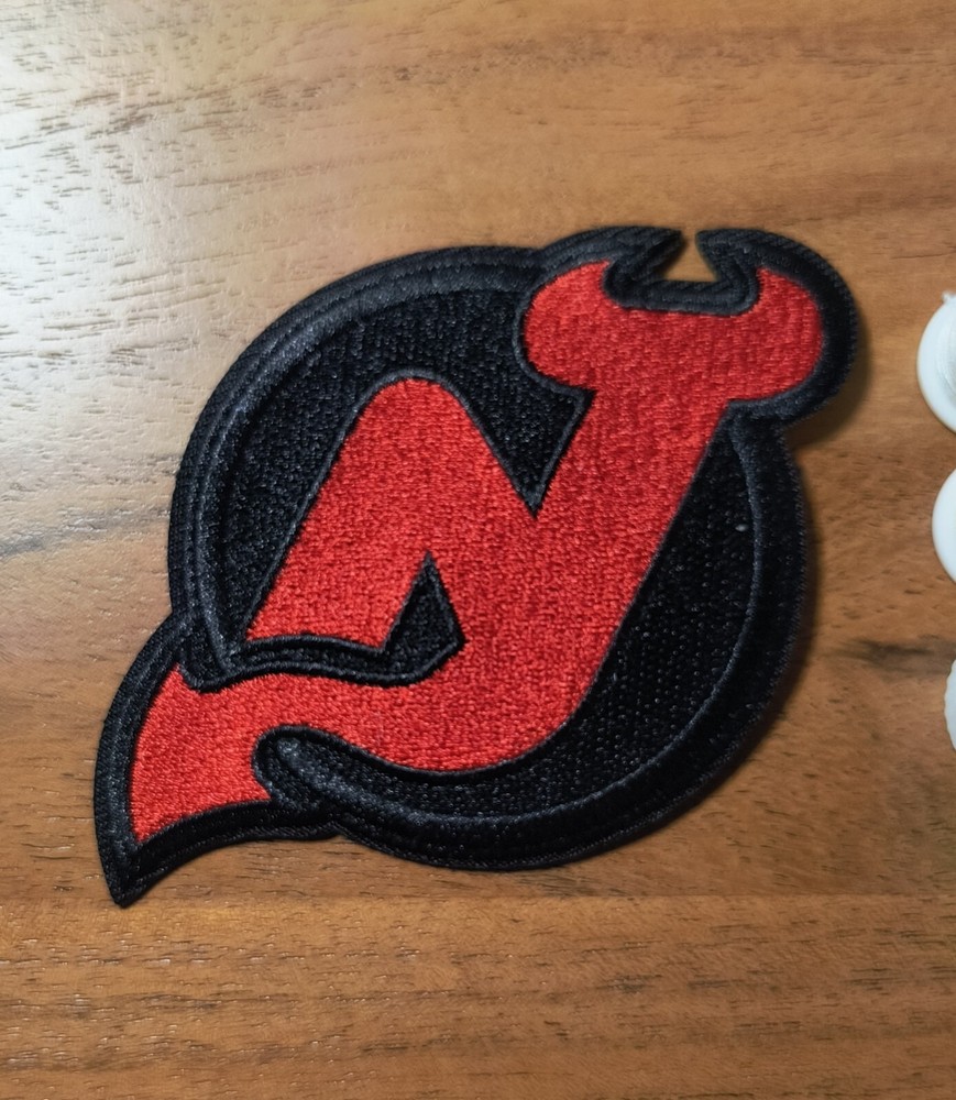 New Jersey Devils Patch NHL Hockey Sports Embroidered Iron On Patch 3x3.25