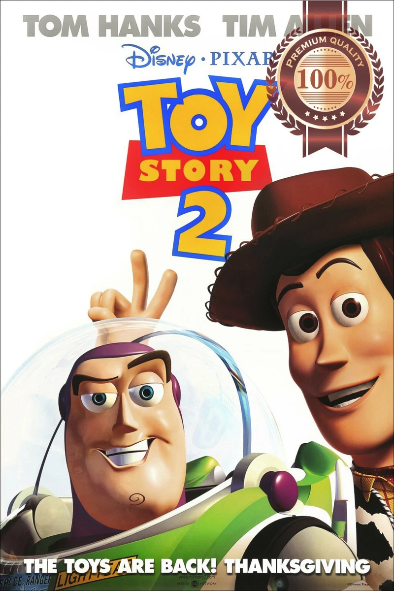 TOY STORY 2 TWO OFFICIAL ORIGINAL CINEMA FILM MOVIE PRINT PREMIUM POSTER