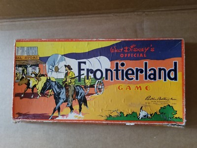 Walt Disney's Frontierland game 1955 vintage GAME PARTS