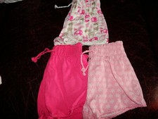 TU Mädchen Shorts Gr. 1-2 Jahre TOP 3er Pack Baumwolle