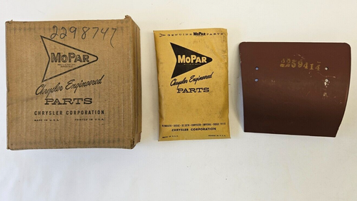 1957-1961 Dodge Plymouth Chrysler Desoto Fuel Door & Hinge Package 2298747 NOS - Bild 3 von 8