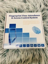 Fingerprint Time Clocks for Employees Small Business Automatic Calculate Hours