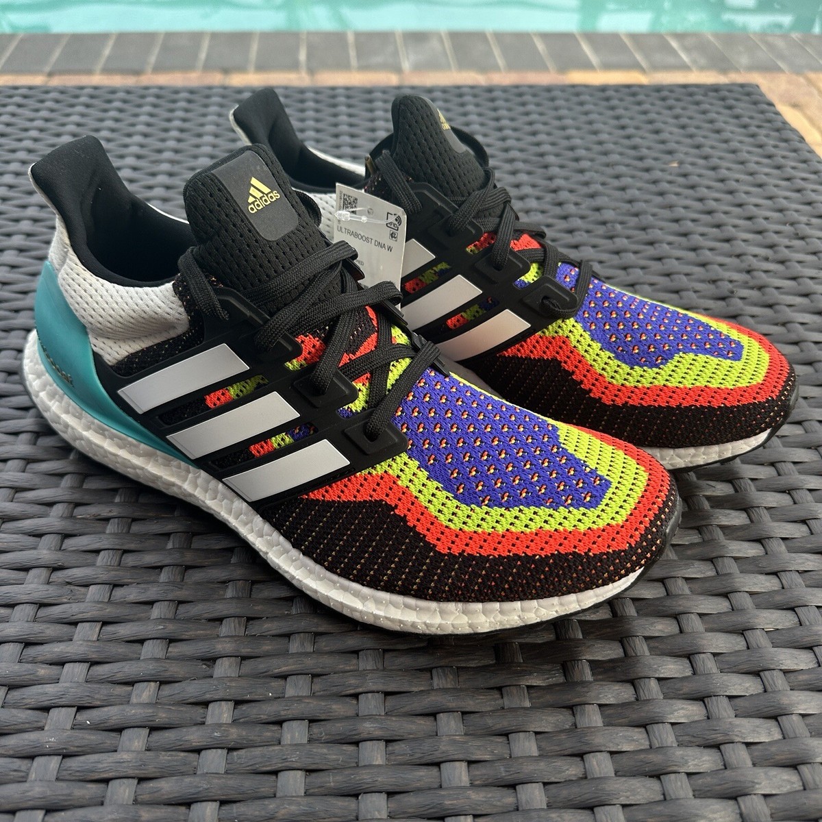 Adidas UltraBoost 2.0 DNA Multi-Color Women's Athletic Shoes Adidas UltraBoost 2.0 DNA Multi-Color Women's Athletic Shoes