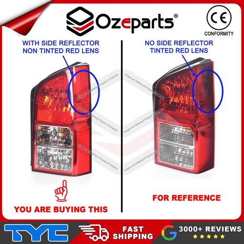 TYC Pair LH+RH Tail Light Lamp (With RR) For Nissan Pathfinder R51 2005-2013 - Picture 2 of 5