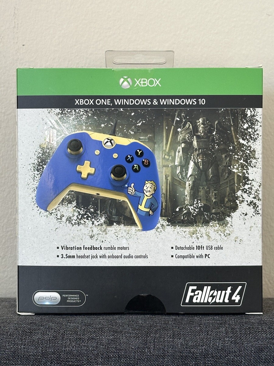 XBOX ONE コントローラー FALLOUT 4 Vault-Boy限定仕様 Fallout 4 Xbox One controller is blue, yellow and features