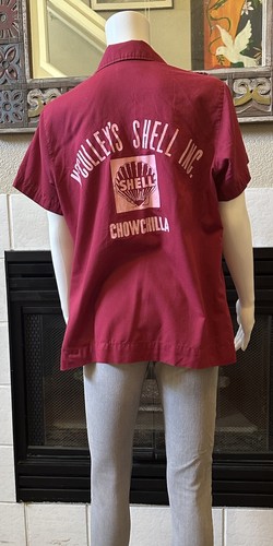 Vintage King Louie Shirt Size 36 Shell Work Shirt Linell Iron On - Picture 4 of 24