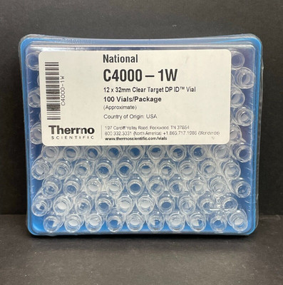 Thermo Scientific Clear Glass Vial 2 ml for Autosampler 400 Vials