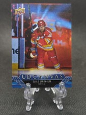 2023-24 Upper Deck Series 2 UD Canvas Elias Lindholm #C132 Calgary Flames