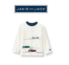 Janie and Jack Vintage Auto Long sleeve Tee 6-12m new