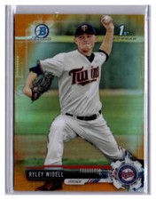 2017 Bowman Draft #BDC-64 Ryley Widell Chrome Orange Refractor