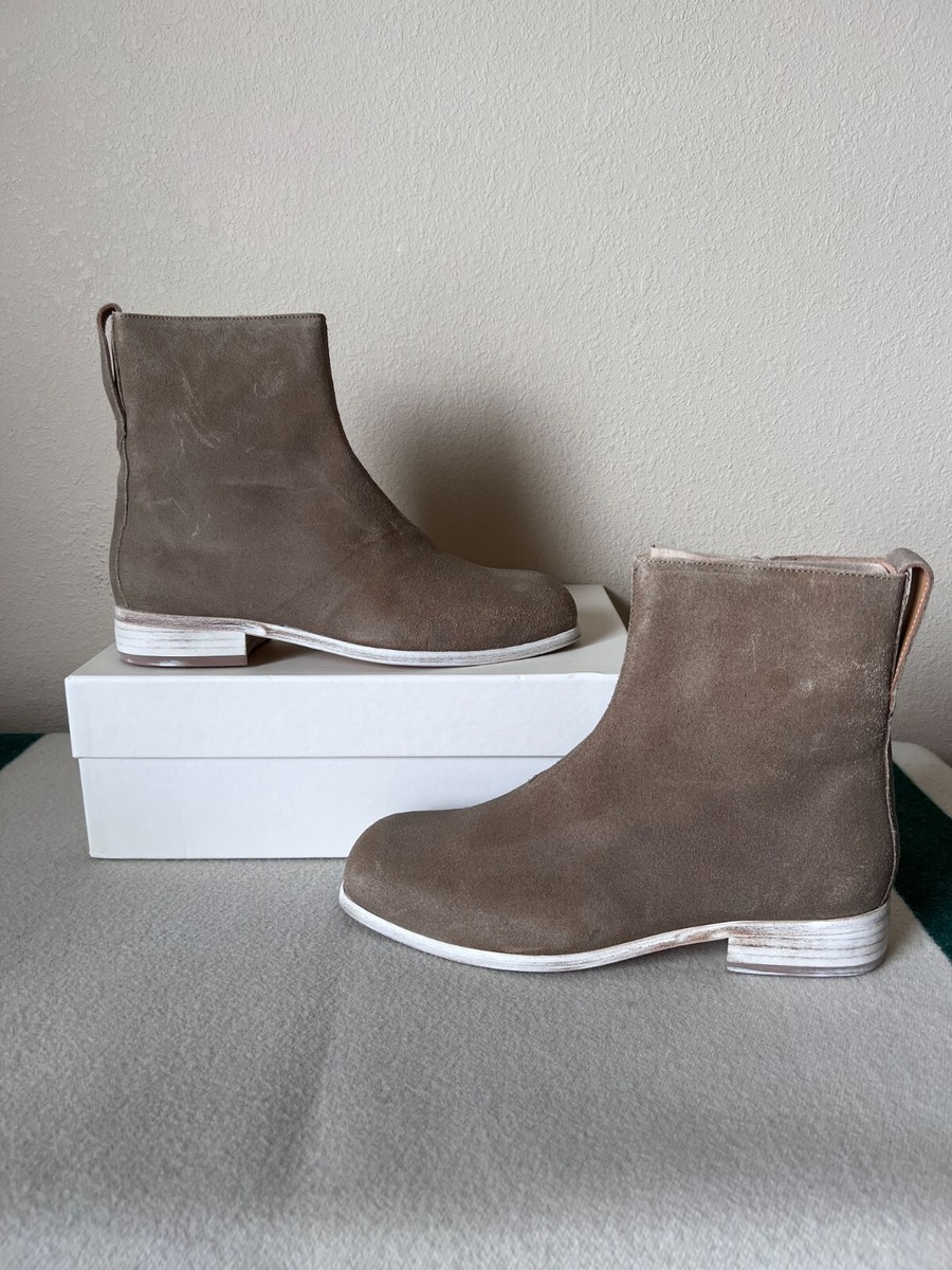 Our Legacy Michaelis Boot - Size 44 - Waxy Champagne Suede - NEW 