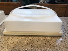 Vintage Tupperware Fresh-N-Fancy  9x13 Cake/Cupcake Carrier 622 w/Extra Lid