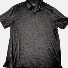 OLD NAVY Sz XXL Active Go-Dry Polo Green Black Short Sleeve 100 Poly