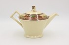 Myott Sons & Co England's Countryside Art Deco Teapot CHIPPED CRAZING