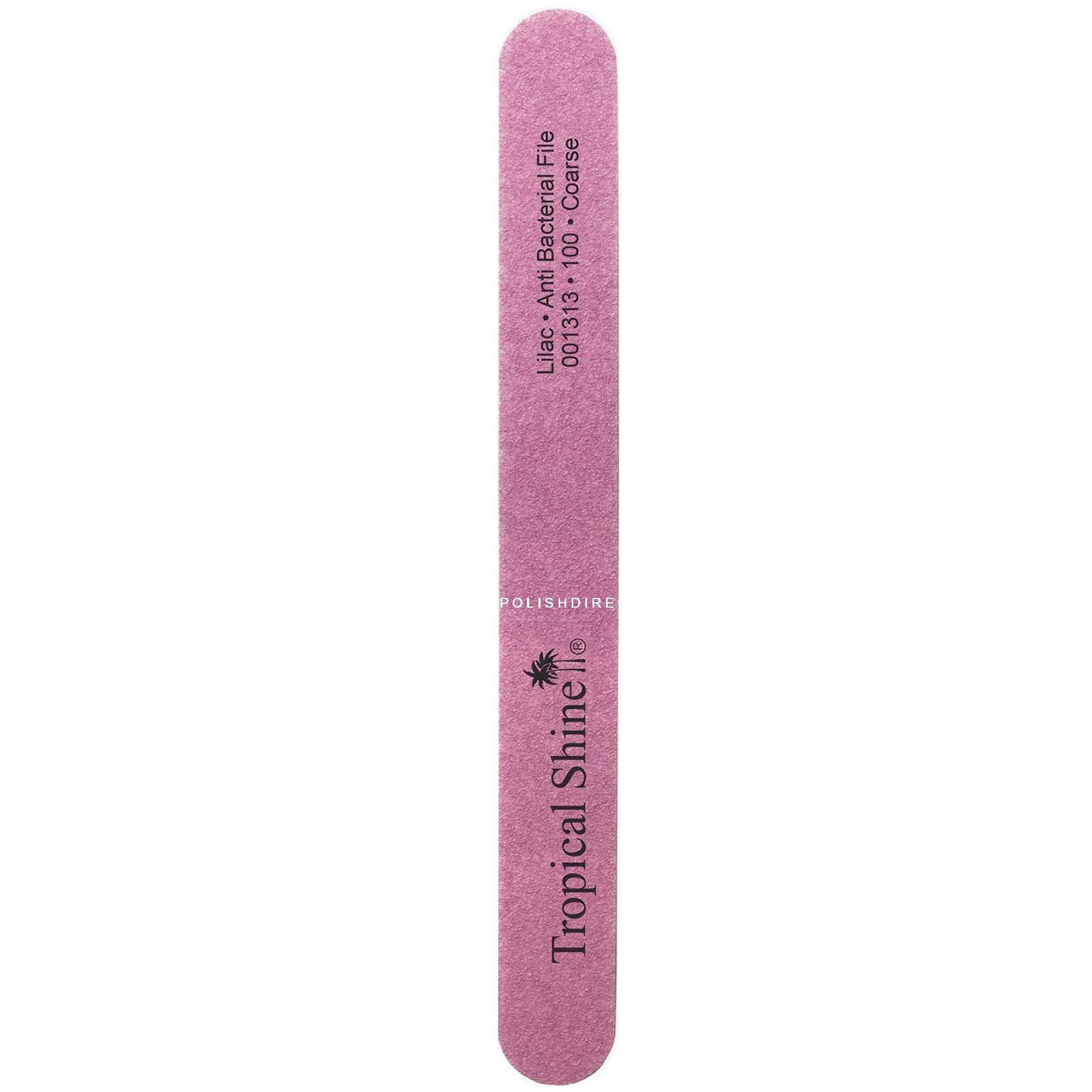 Tropical Shine Robanda Anti-Bacterial Nail File - Lilac - 100 Grit