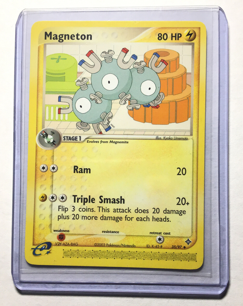 MAGNETON - 35/97 - EX Dragon - Uncommon - Pokemon Card - NM