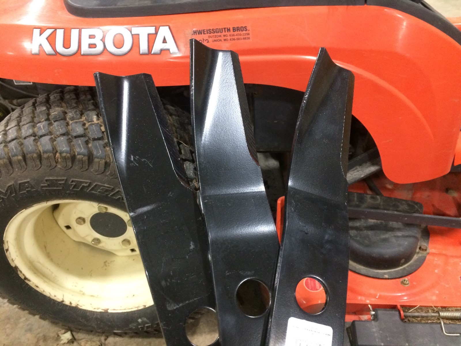 Lama Trattorino Tosaerba Kubota 76540-34330, 7654034330 - Foto 11