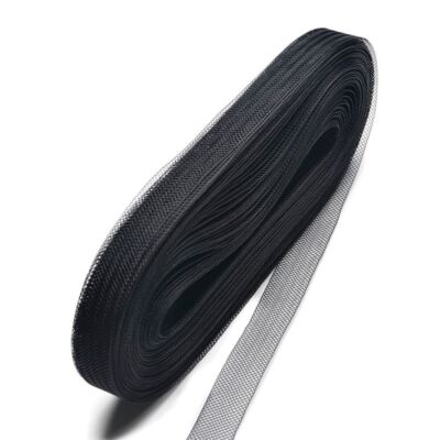 Ech.Apr 50 Yard Roll Of Polyester Horsehair Braid Trim - 1/2 Inch Wide For Hemming Skirts & Dresses