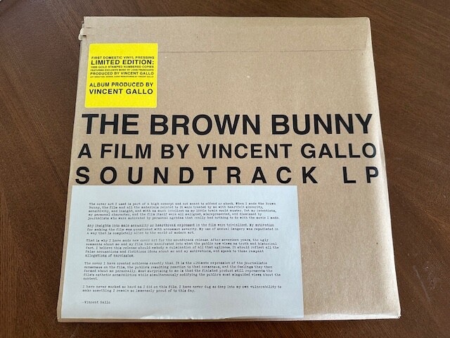 THE BROWN BUNNY Soundtrack OST Vinyl LP NEW John Frusciante