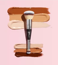 it Cosmetics Heavenly Luxe Dual ended Complexion Perfection Brush No. 7 sealed