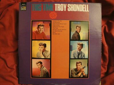 Troy Shondell ''This Time'' Original 1967 Sunset SUM-1174 Vinyl Record Pop Rock EX