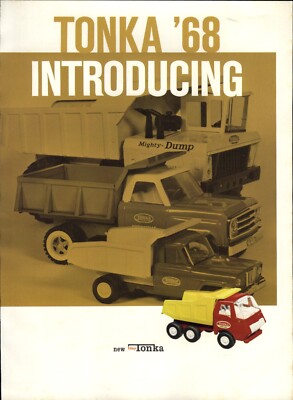 1968 PAPER AD 4 PG COLOR Tonka Truck Tiny Dump Wrecker Pumper Bottom Car Carrier
