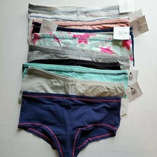 Women's Hipster Panties Ultra-Soft Cotton Stretch Underwear 10 pack Medium