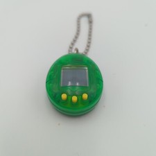 2018 Bandai Tamagotchi Mini 20th Anniv. Clear Green Working New Battery