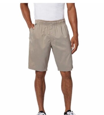 Voyager plus XXL 2XL Men's 2-Way Stretch Performance Shorts Dark Khaki UPF 50+