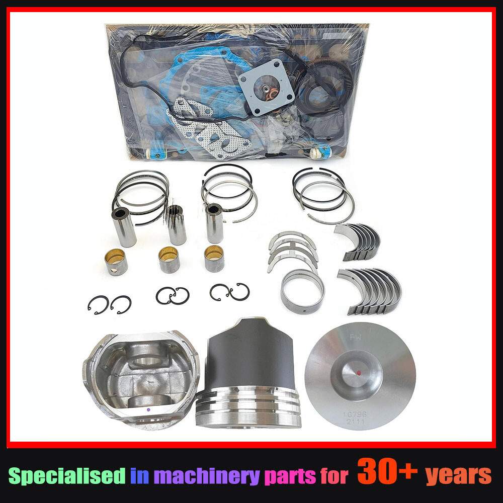 Kubota D1703 DI Engine Overhaul Rebuild Kit Excluding Liner & Valve