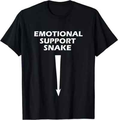 NEW LIMITED Mens Adult Humor Dirty Joke Emotional Support Snake T-Shirt S-3XL...