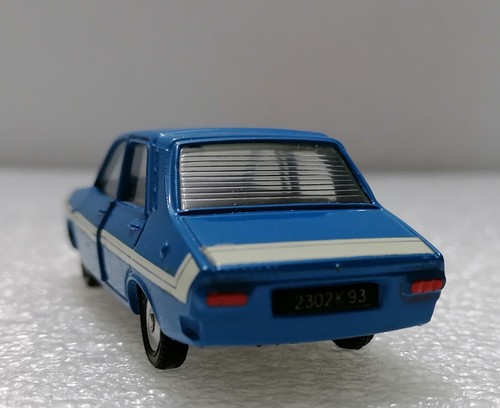 RENAULT 8 Gordini - Vintage Dinky toys 1424 G , Made in France 1971 - Picture 9 of 10