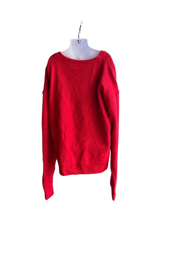 Art Class Long Sleeve Button Up Cardigan Sweater Red Sparkles Girls S 6/6X - Picture 3 of 3