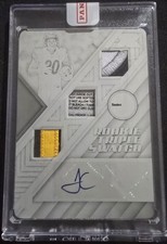 2017 Panini XR James Conner Rookie Auto  Triple Swatch Print Plate #178 1/1 🔥 