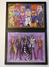 JoJo's Bizarre Adventure HIrohiko Araki poster framed clear files golden wind b