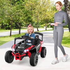 12V Kids Ride On Car Battery Powered Electric Remote Control LED Lights Music