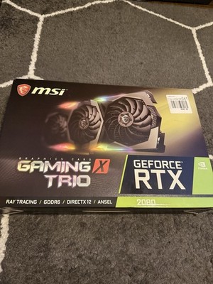 MSI NVIDIA GeForce RTX 2080 Gaming x Trio Working with Original Box And Mount