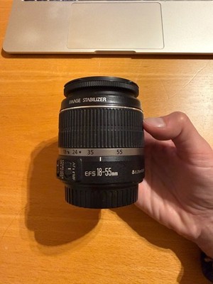 Objektiv Canon Zoom Lens EF-S 18-55mm F 1:3.5-5.6 IS 58mm Gebraucht