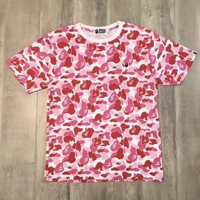 A Bathing Ape カモフラージュ柄 Tシャツ S ピンク s-l400.jpg
