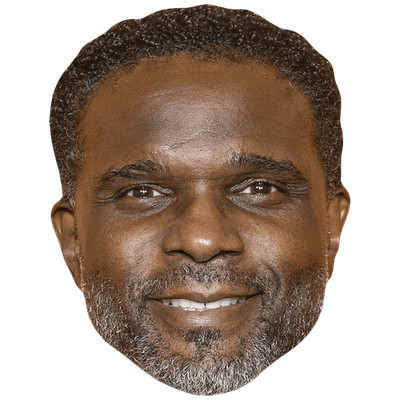 Darius Creston Mccrary (Lächeln) Großer Kopf. Größer als das Leben Maske.