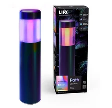Lifx Black RGB Integrated LED Smart Wi-Fi Round Landscape Path Light